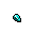 cyan crystal fragment