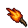 lit torch