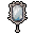 silver hand mirror
