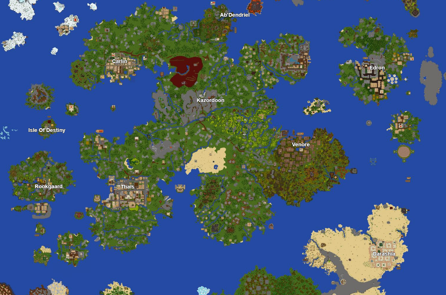 Open full world map